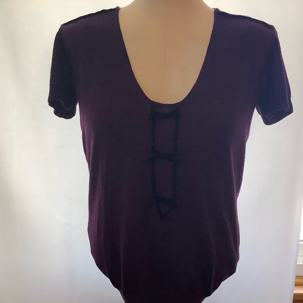 Red Valentino Wool Scoop Neck Top - Picture 15 of 16